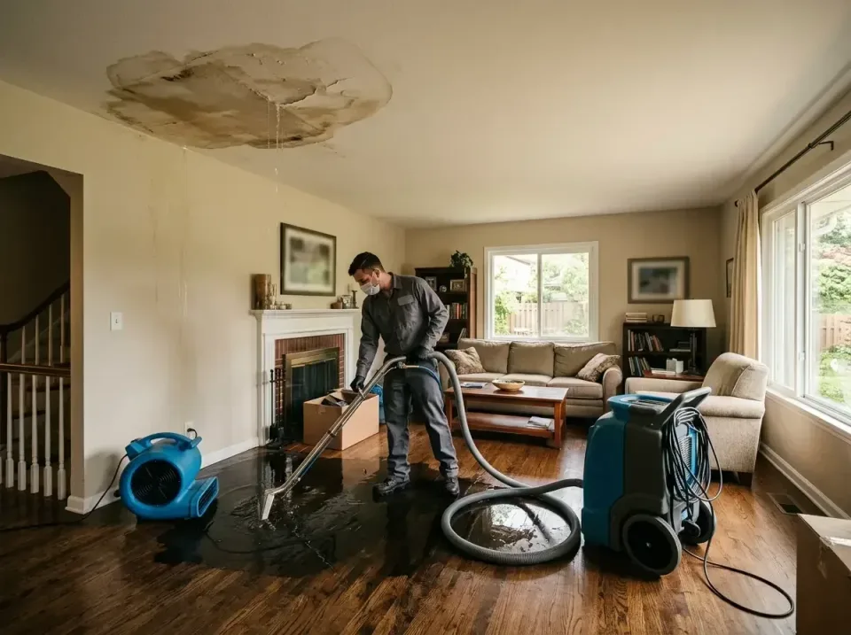 attic-pipe-burst-ceiling-drip-008 — frequently asked questions, Water Damage Restoration & Carpet Care in Providence, KY